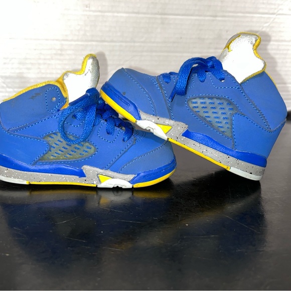 Air Jordan 5 Retro Laney Royal Blue Yellow